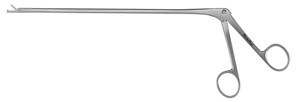Uterine Biopsy Forceps MeisterHand® Eppendorfer 8-1/2 Inch Length OR / Surgical Grade German Stainless Steel NonSterile NonLocking Finger Ring Handle Straight 4 X 8.5 mm Oval Bite by Integra York PA, Inc. (Miltex)  ID MH30-1485